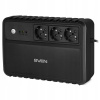 SVEN UP-L800 záložný zdroj UPS 400W 3 zásuvky SHUKO 800VA