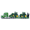 SIKU Farmer - Ťahač s podvalníkom a traktory John Deere, mierka 1:87