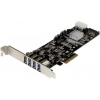 Řadič startEch PCIe 2.0 x4 - 4x USB 3.0 (PEXUSB3S44V)