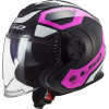 Prilba LS2 OF570 Verso Marker Matt Black Violet S. (Prilba LS2 OF570 Verso Marker Matt Black Violet S.)