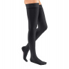 medi mediven elegance - stehenní punčochy, 2N, černá, sensitive