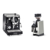 La Pavoni Cellini Classic, black + Eureka Mignon Zero 65 All Purpose, CR white