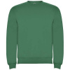 Clasica detský sveter s výstrihom crewneck - Kelly zelená, 11/12