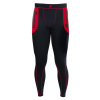 Pánske kompresné legíny REVGEAR Grizzly – čierne/červené 2XL