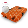 DRYBED Premium Vet Bed Včely oranžový 150 x 100 cm