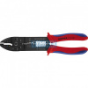 KNIPEX 97 22 240 Lisovacie kliešte, viaczložkové návleky, lakované na čierno 240 mm
