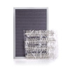 HOME DECOR Tabuľa fleece s písmenami 33 x 48 cm, šedá, rám biely