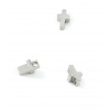 Závěsný přívěsek křížek 8x5x3mm -1ks