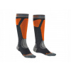 Lyžiarske ponožky Bridgedale Ski Easy On Merino P gunmetal/orange 48