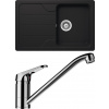 Set Schock S25-6 (dřez Formhaus D-100S Onyx + baterie Cosmo Chrom)