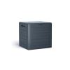 PROSPERPLAST 06435817 Box zahradní WOODEBOX antracit 58,5 cm - 140L