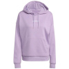 Dámska mikina adidas Essentials Linear French Terry Hoodie purple JY0036 XL