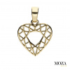 MOZA gold Prívesok srdiečko MG3508
