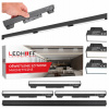 Magnetická LED lišta + 3x lineárne svietidlo 12W čierny reflektor M20