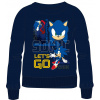 Ježko SONIC - licencia Chlapčenská mikina - Ježko Sonic 5218050, tmavo modrá Farba: Modrá tmavo, Veľkosť: 104