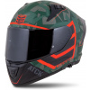 CASSIDA prilba Aero ATCK zelená camo/čierna/sivá/oranžová 2023 - XS (53 až 54 cm)