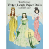 Dover Dover, vystřihovací papierová panenka s oblečky, Vivien Leigh
