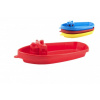Teddies Loď do vody plast 38cm 3 farby