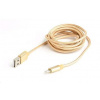 Gembird CCB-mUSB2B-AMLM-6-G USB to 8-pin, 1,8m, zlatý