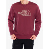 Mikina bez kapucne The North Face Drew Peak Light Crew - sumac/gravel