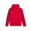 Mikina TRIPLE HOODIE, ALPINESTARS (červená) XL