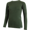 Dámské merino triko LASTING Atila zelená Velikost: XL