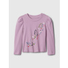 GAP Baby bavlnené tričko Mix & Match Fialová 18-24M Fialová Fialová