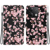 Peňaženkové kožené puzdro Crystal Drawing na Xiaomi Redmi Note 13 - Plum Blossom