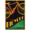 Plagát, Obraz - Antique bicycle poster design template, JDawnInk, 26.7 × 40 cm