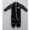 E.M.I.L. - detské outdoor oblečenie E.M.I.L. Detský softshellový overal s fleece podšívkou - Ľes Farba: Čierna, Veľkosť: 74/80
