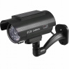 SOLÁRNA ATRAPA CCTV KAMERY BLIKAJÚCA LED DIÓDA + NÁLEPKA + MONTÁŽNE KOLÍKY