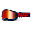 100-PERCENT, 100% STRATA 2, 100% OKULIARE MASEGO, ZRKADLOVÉ ČERVENÉ PLEXI