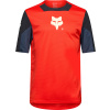 Dětský cyklo dres Fox Yth Defend Ss Jersey Elevated YM Fluorescent Red