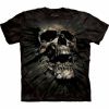 Tričko unisex The Mountain Breakthrough Skull Skulbone - čierne, S