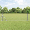 zahrada-XL Plot s stĺpmi Strieborná 0.5 x 10 m Oceľ 3351562