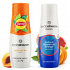 2 x sirup Sodastream Lipton Ice Tea Peach + isotonic Grapefruit Pomaranč