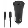 NEDIS NEDIS nabíječka do auta/ 20 W/ 12 - 24 V DC/ 3.0 A/ USB-C/ automatická volba napětí/ černá/ kabel 1 m