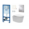 Swiss aqua technologies Cenově zvýhodněný závěsný WC set Grohe do lehkých stěn / předstěnová montáž+ WC SAT Brevis SIKOGRSBR1S