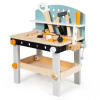 Drevený detský dielenský stolík s náradím 38 dielov Ecotoys