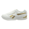 Reebok Royal Glide Ripple Clip Trainers Ladies White/Gold 6 (39)