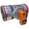CCF CIRCE5 M230-S D100 mm Motorizovaná požiarna klapka s kruhovým prierezom, 230V, 90 minút- 72°C tepelnou poistkou