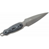 Vega CRKT CR-2075 SHRILL™ BLACK GREY taktický nôž - dýka 12 cm, šedočierna, Micarta, kožené puzdro