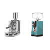 Rocket Espresso Porta Via + Eureka Mignon Specialita, CR tiffany blue