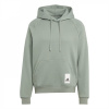 adidas Lounge Fleece pánska mikina SILGRN S