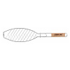 BBQ Opekač na ryby 36B 310x130/580 mm Cr + drevo