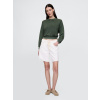 GAP Jeansové kraťasy Mid Rise '90s Loose Bermuda Biela 27REG Biela Biela
