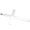 Přívěsek stříbrný kříž Adair - 25 x 52 mm - 3,70 gr