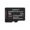 1 TB . microSDXC karta Kingston Canvas Select Plus U3, V30, A1 (r/w 150MB/s) SDCS3/1TBSP