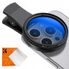 Polarizačný filter K&F Concept CPL + Klip Držiak na telefón Smartfón 52 mm