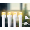 Aga Vianočný svetelný záves 500 LED Teplá biela
